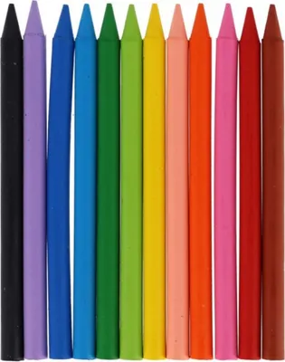 Obrázek produktu pro voskové pastelky Plastidecor barevné junior 12 kusů