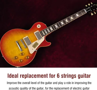 Zdjęcie produktu dla Nakrętki gitarowe, nakrętki do gitar elektrycznych, nakrętki do gitar 6-strunowych, wymiana nakrętek gitarowych, nakrętki do mostków gitarowych