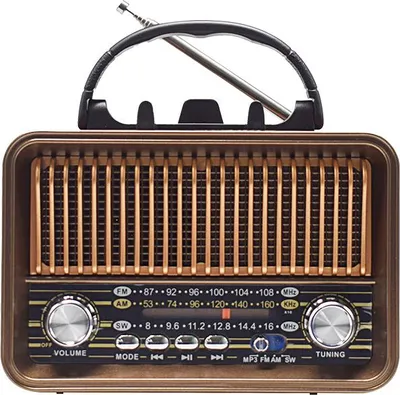 Produktbild von Radio RTX200 Retro Bluetooth MP3 FM/AM/KW mit Taschenlampe für Reisen und Camping