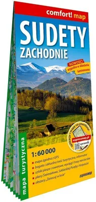 Image de Carte de randonnée "Sudety Zachodnie" au 1:60 000, plastifiée - travail collectif