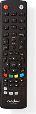 Produktbild von Nedis TVRC2110BK, TV, IR Wireless, Drucktasten, Schwarz