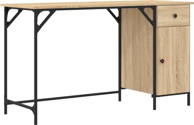 Obrázok produktu pre vidaXL Počítačový stôl Sonoma dub 131x48x75 cm materiál na báze dreva