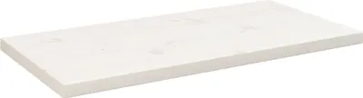 Imagen del producto de Tablero de mesa rectangular madera de pino blanco 80x40x2,5 cm