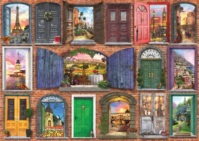 Produktbild von Art Puzzle Puzzle Doors of Europe - 1000 Teile Puzzlespaß