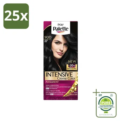Imagen del producto de 25 tintes para el cabello Poly Palette, color 900 (), 115 ml cada uno. Pack grande de 25 unidades