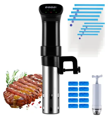 Sous-Vide-Stick, 850 W, 12 l, 25–92,5 °C, Touchdisplay, inkl. Zubehör