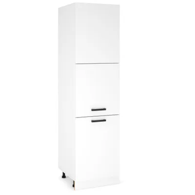 Produktbild von ULWEHOME Hoher Unterschrank für die Küche, 60 cm, 3 Fronten, Weiß matt | Küchenmöbel, EKO-System