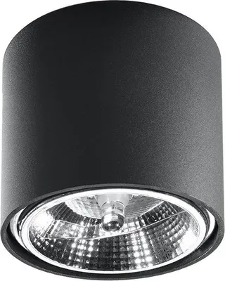 Immagine prodotto di Plafoniera GU10 Grigio Nero Alluminio Plafoniera moderna per cucina