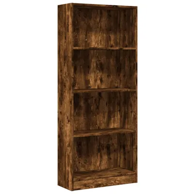 Produktbild von vidaXL Bücherregal Räuchereiche 60x24x143 cm Holzwerkstoff