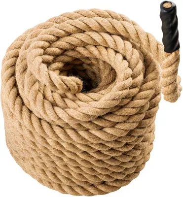 Obrázek produktu pro Skákací lano, průměr 2,5 cm, délka 30 m, ideální pro posilování doma nebo v posilovně