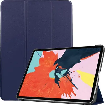 Produktbild von Mobigear Tri-Fold iPad Air 4 (2020) Hülle Klapphülle - Dunkelblau