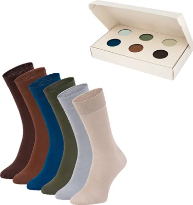 Produktbild von Socken für Damen & Herren Lange Baumwollsocken, 41-46, earth box
