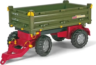 Zdjęcie produktu dla 125005 - Przyczepka rolująca "rollyMulti" do ciągników pchanych (dla dzieci w wieku 3-10 lat, wywrotka z trzech stron)