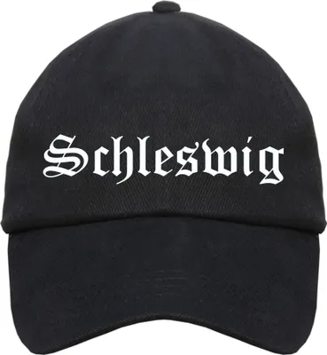 Produktbild von Schleswig Cappy - Altdeutsch bedruckt - Schirmmütze Cap Einheitsgröße Schwarz