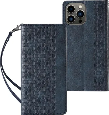 Obrázek produktu pro Pouzdro s magnetickým popruhem Peněženka + přívěsek na šňůrku kompatibilní s Samsung Galaxy A53 5G Blue