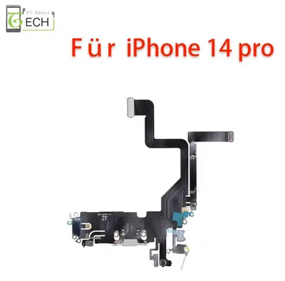 Produktbild von Ladebuchse für iPhone 14 Pro Anschluss Connector Flex USB Weiß
