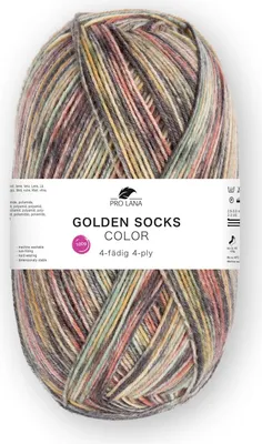 Produktbild von Pro Lana GOLDEN SOCKS color 100 g 4-fach Sockenwolle 420 m Farbe 715