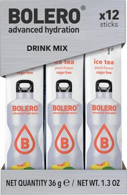 Produktbild von Bolero Sticks (12x3g) Ice Tea Peach - Intra- & Post-Workout - Intra-Workout