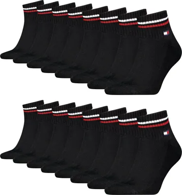 Produktbild von 8 Paar Tommy Jeans Herren Quarter Iconic Socken