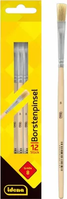 Produktbild von Idena Borstenpinsel Größe 8 FSC100%