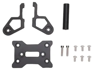 Produktbild von Motorrad-GPS-Navigationshalterung mit Handyhalterung, Lenkerverlängerung aus Aluminiumlegierung, Ersatz für 450MT 450 MT 2024 2025, 12 mm / 0,47 Zoll