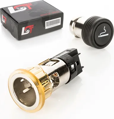 Produktbild von Zigarettenanzünder Steckdose Licht orange 12V für PEUGEOT 206 308 406 607 1007
