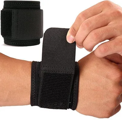 Productafbeelding van Elastische polsbanden voor pijnverlichting en comfortabel trainen, set van 2