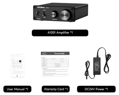 Produktbild von Subwoofer-Verstärker, 100W Ausgangsleistung, Mono-Kanal, A1001 mit 24V 4A