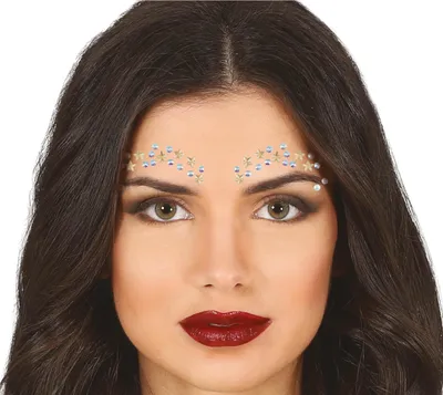 Obrázek produktu pro Guirca Face Jewellery Třpytivé řasy a obočí Jedna velikost