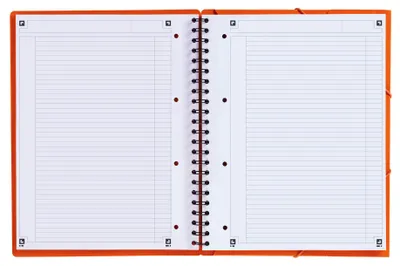 Produktbild von Oxford Meetingbook, Orange, 160 Blätter, Liniertes Papier