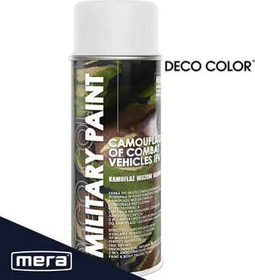 Obrázek produktu pro Sprej Deco Color MILITARY COLOUR RAL9010 matná bílá 400ml 289010