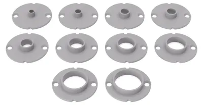 Immagine prodotto di PRIWAS set di bussole di copiatura compatibile con fresatrici Einhell | bussole di copiatura compatibili con fresatrici verticali e rifilatori Einhell - tipo B set 2