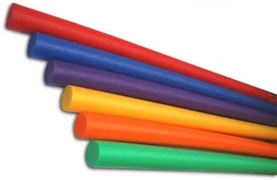 Productafbeelding van Zwembad Noodle - Water Noodle - Zwemmen Leren - Set van 24 - 160 cm - Blauw