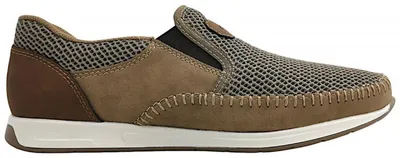 Imagen del producto de Zapatos de hombre Rieker, tipo pantufla, color marrón, para uso casual