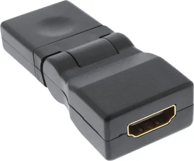 Produktbild von InLine® HDMI Adapter flexibel, HDMI A Buchse/Buchse, 4K2K kompatibel, vergoldete Kontakte