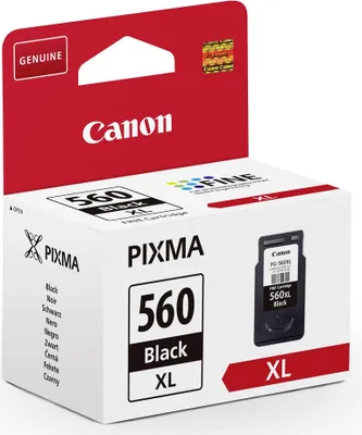 Produktbild von Canon Ink Pg-560xl Tintenpatrone Schwarz Schwarz One Size