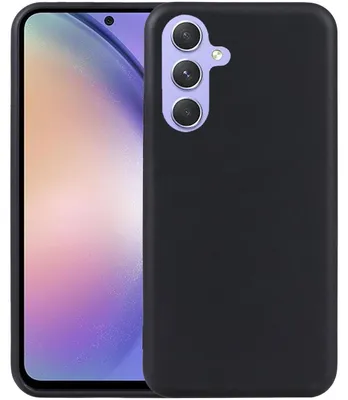 Produktbild von Mobigear Basics Schutzhülle für Samsung Galaxy A54, flexibles TPU-Rückseitenetui – Schwarz
