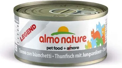 Produktbild von Almo Nature HFC Natural, Adult, jede Rasse, Thunfisch, Felchen, 70 g, Ohne künstliche Farbstoffe