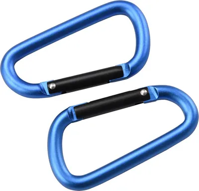 Immagine prodotto di munkees 3206 Moschettone a D - Ø 6 x 60 mm (2 pezzi)