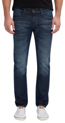 Zdjęcie produktu dla Mustang - Slim Fit - Jeansy męskie z 5 kieszeniami, niski stan, zwężana nogawka, Oregon Slim/Tapered (3116-5111)