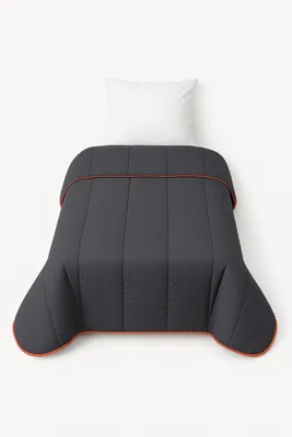 Image de Couette tempérée Gris foncé - 1 personne 140 x 200 - 13139