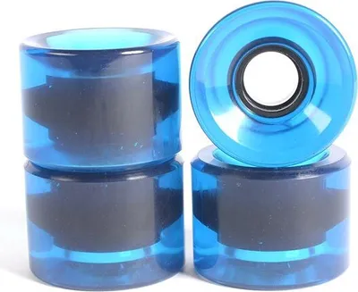 Produktbild von Yocaher Longboard Skateboard-räder Blau 60 x 44 mm Blau 60 x 44 mm