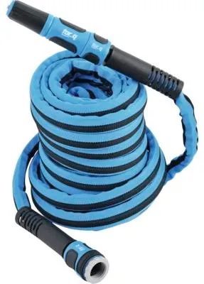 Produktbild von Textilschlauch Gartenwasserschlauch for_q KOMFORT 15 m 5/8 inkl. Reinigungsspritze"