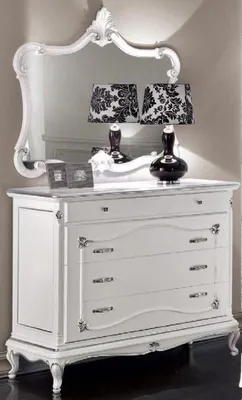 Immagine prodotto di Cassettiera gruppo di specchi in legno credenza cassettiera cassettiere consolle