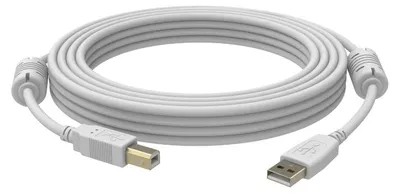 Image de Vision Câble USB 2.0 5m USB A USB B Blanc