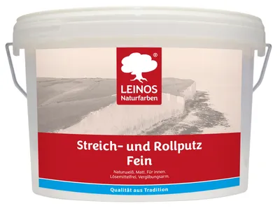Produktbild von LEINOS Streich- und Rollputz Mediterran 2,5 l – grober Strukturputz innen