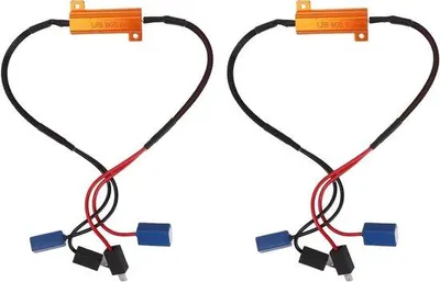 Immagine prodotto di Kit di conversione LED H1 da 8" e 50 W (2 pezzi) – Soluzione per la cancellazione dei codici di errore