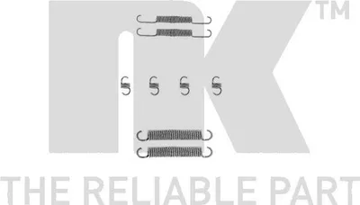 Produktbild von nk Bremsbacken Zubehörsatz Trommeldurchmesser 200 mm