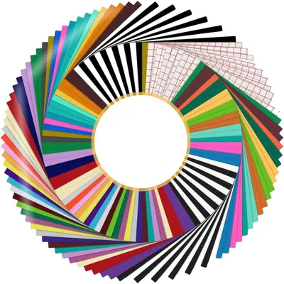 Produktbild von Selbstklebende Vinylfolien, Einfaches Entgittern, Vielseitige Verwendung, 100Stück, 12X12In(30X30cm)