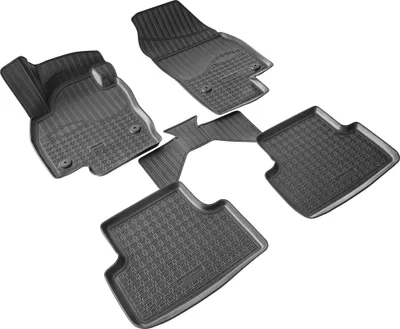 Zdjęcie produktu dla Gumowe dywaniki 3D pasujące do VW T-Cross | C11 | rok produkcji od 2018> | idealnie dopasowane z krawędzią